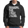 Herren Grandpa Dad Bocce Legend Opa Papa Boccia Legende Hoodie