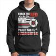 I Back The Red For My Son Proud Dad Of A Firefighter Fathers Hoodie