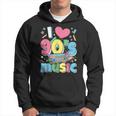 I Love 90S Music 1990S Theme Outfit Nineties 90S Costume Hoodie