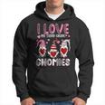 I Love My Third Grade Gnomies Women Teachers Valentines Day Men Hoodie Graphic Print Hooded Sweatshirt