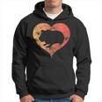 I Love Skinny Pigs Skinny Pig Owner Love Heart Men Hoodie Graphic Print Hooded Sweatshirt
