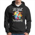 I Wear Blue For My Son Accept Understand Love Autism Mom Dad Hoodie