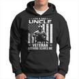 Im A Dad Uncle Veteran Nothing Scares Me Fathers Day Gift Men Hoodie Graphic Print Hooded Sweatshirt