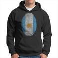 Its In My Dna Fingerprint Argentina Flag Pride Sun Of May Men Hoodie Graphic Print Hooded Sweatshirt