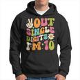Its My 10Th Birthday Peace Out Single Digits Im 10 Year Old Hoodie