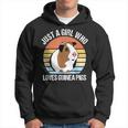 Just A Girl Who Loves Guinea Pigs Vintage Guinea Pig Hoodie