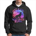 Just A Girl Who Loves Wolves Watercolor Cute Wolf Lover Gift Hoodie