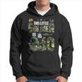 Kids 10 Year Old Soldier BirthdayMilitary Camo 10Th Hoodie