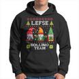 Lefse Rolling Team Gnome Baking Tomte Matching Christmas V2 Men Hoodie Graphic Print Hooded Sweatshirt