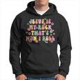 Leopard Jesus Is My Rock And That Is How I Roll Retro Groovy Hoodie