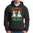 Librarian Theres Snow Place Like The Library Christmas Men Hoodie