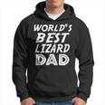 Lizard Lover Fathers Day Funny Gift Worlds Best Lizard Dad Hoodie