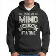 Losing My Mind One Kid At A Time Mom Dad Parent Gift Hoodie