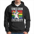Magical Unicorn Security Best Dad Ever Fathers Day Hoodie