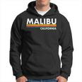 Malibu - California - Retro Stripes - Classic Hoodie