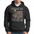 Memorial Day Remember The Fallen Military Usa Flag Vintage Hoodie