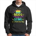 Mens Beads And Bling Its A Mardi Gras Thing Mardi Gras Hoodie