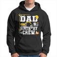 Mens Dad Birthday Crew Shirt Gift Construction Birthday Party Hoodie