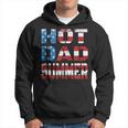 Mens Hot Dad Summer Funny Father Patriotic Usa Flag July 4Th Hoodie