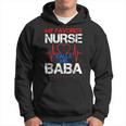 Mens My Favorite Nurse Calls Me Baba Cool Vintage Nurse Dad Hoodie