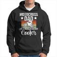 Mens Vintage Motocross Dad Dirt Bike Motocross Dirt Bike Hoodie