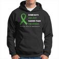 Mental Health Awareness Green Ribbon Saying Quote Hoodie
