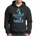Mermaid Uncle Funny Merman Family Matching Party Squad Hoodie