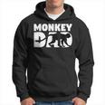Monkey Dad Monkey Zoo Animal Lover Gift For Father Hoodie