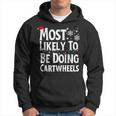 Most Likely To Be Doing Cartwheels Christmas V3 Men Hoodie Graphic Print Hooded Sweatshirt
