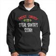 Most Likely To Christmas Steal Santas Sleigh Family Group Hoodie