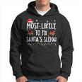 Most Likely To Fix Santa Sleigh Christmas Believe Santa V3 Men Hoodie Graphic Print Hooded Sweatshirt