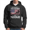 My Favorite Veteran Is My Husband - Flag Father Veterans Day Hoodie