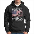 My Favorite Veteran Is My Stepdad - Flag Father Veterans Day Hoodie