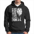My Gods-Not-Dead Hes Surely Alive Christian Jesus Lion Hoodie