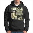 My Uncle Wears Combat Boots Dog Tags Proud Military Niece Hoodie