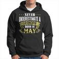 Never Underestimate A Grandpa Born In May Hoodie