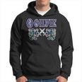 Ogilvie Scottish Clan Lion Family Name Tartan Kilt Men Hoodie Graphic Print Hooded Sweatshirt