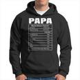Papa Nutrition Facts Funny Fathers Day Grandpa Men Hoodie