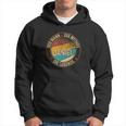 Personalisiertes Schwarzes Hoodie Daniel – Mann Mythos Legende