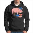 Pig Cop Funny Police Officer Doughnut Gift Hoodie