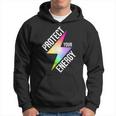 Protect Your Energy Colorful Lightning Bolt Men Hoodie