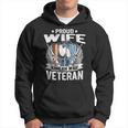Proud Wife Of A Korean War Veteran Military Vet Spouse Gift Men Hoodie Graphic Print Hooded Sweatshirt