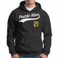 Puerto Rico Baseball 21 For Santurce Baseball Fans Hoodie