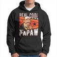 Real Cool Papaw Fun Fathers Day Grandathers Papa Dad Pops  Hoodie
