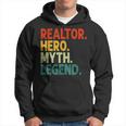 Realtor Hero Myth Legend Vintage-Immobilienmakler Hoodie