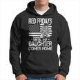 Red Fridays Until My Daughter Comes Home Military Hoodie