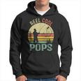 Reel Cool Pops Fishing Dad Gifts Fathers Day Fisherman Hoodie