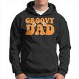 Retro Groovy Dad Matching Family 1St Birthday Party Hoodie