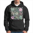 Retro Patricks Day Smile Face Clover Irish Shamrock Hippie Hoodie