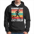 Retro Running Dad Funny Runner Marathon Athlete Humor Outfit Hoodie